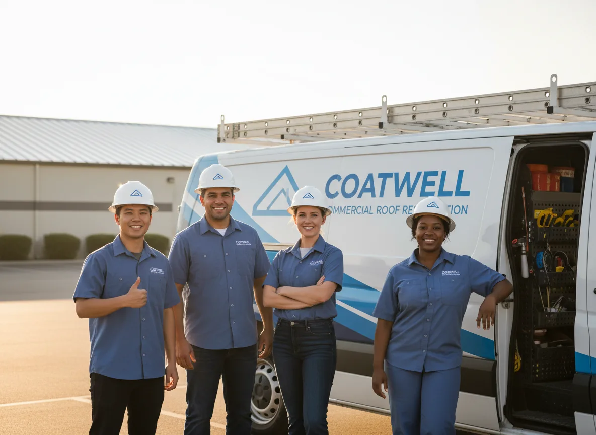 Commercial roof coating company in Arlington, KS